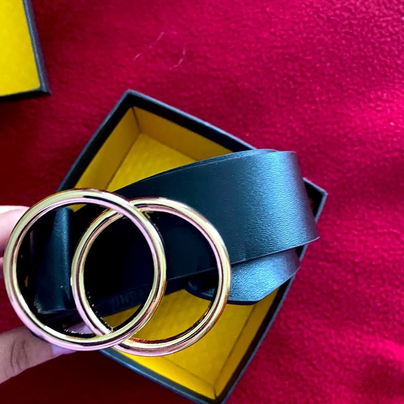 Accessories - Leather double O ring belt